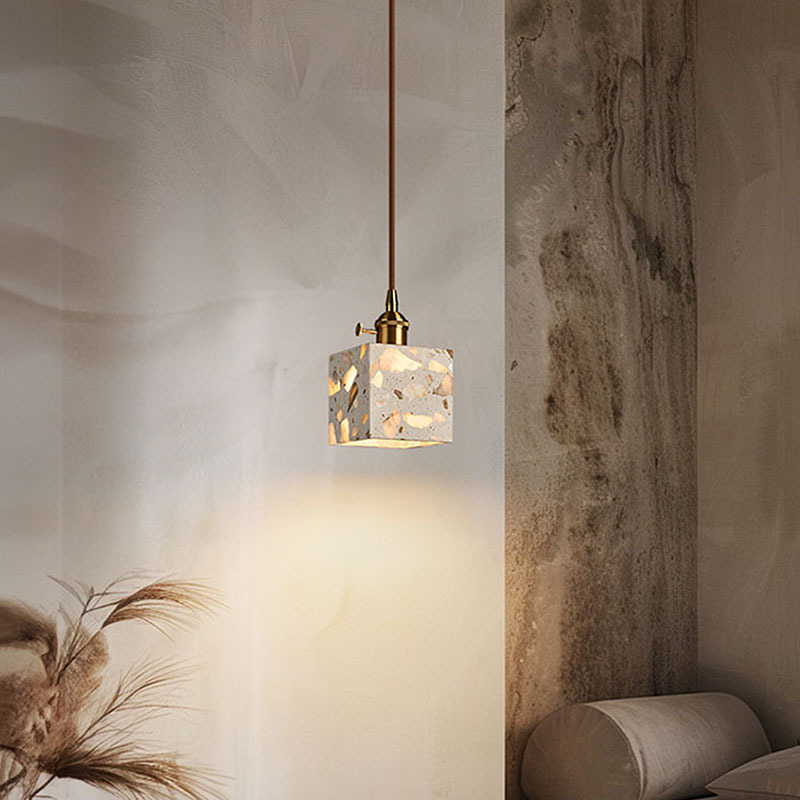 Creative New Cement Terrazzo LED Chandelier PEN570picture3