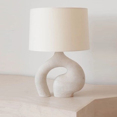 Modern Resin Base Cloth Cover Creative Desk Lamp DTL1880picture7