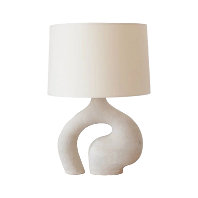 Modern Resin Base Cloth Cover Creative Desk Lamp DTL1880picture1
