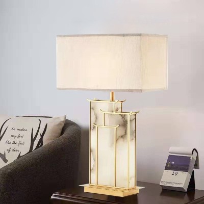Luxury Resin Base Cloth Cover Table Lamp DTL1890picture7