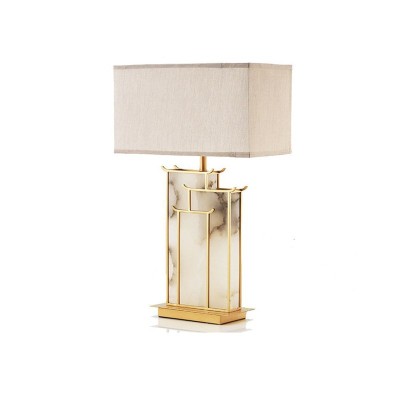 Luxury Resin Base Cloth Cover Table Lamp DTL1890picture1