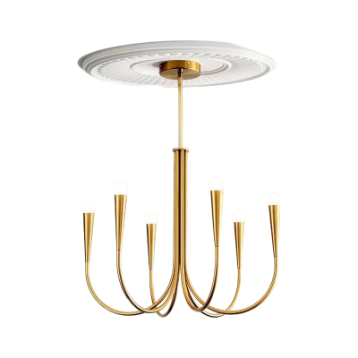 D25in American Retro Candle Restaurant Chandelier CHA300picture1