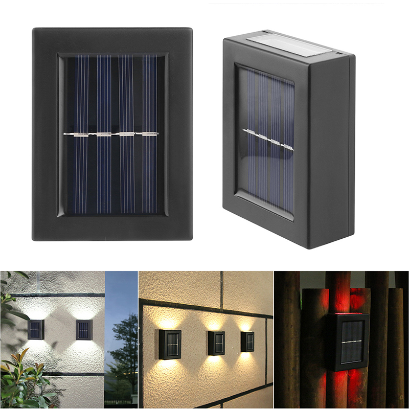 ABS&PC Dimmable Option Decorative LED Solar Wall Lamp SWL1470