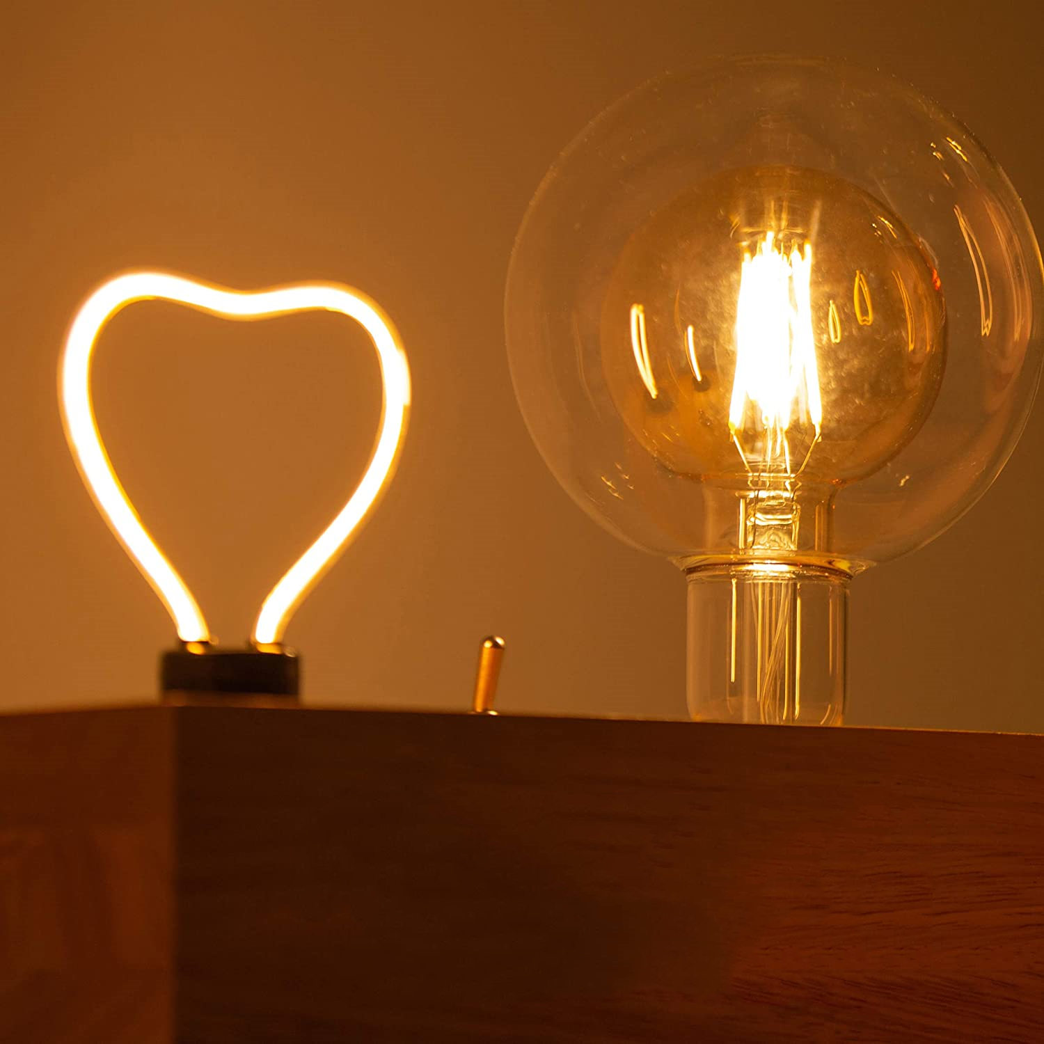 RGB E26 E27 Decorative LED Heart Shaped LED Filament SP2000picture6