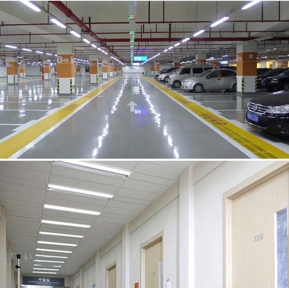 Best Selling Ceiling Office Pendant Linear LED Batten Light Large Surface High Power 18W 24W 36W 40W Purification Lamp