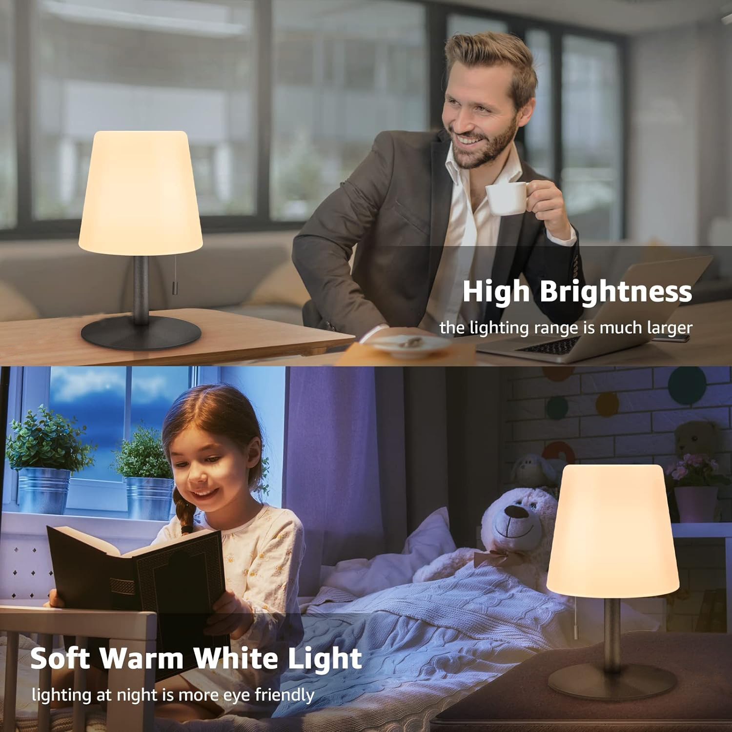 16 Color Dimmable Restaurant Hotel USB Rechargeable LED Table Lamp DTL2000picture4