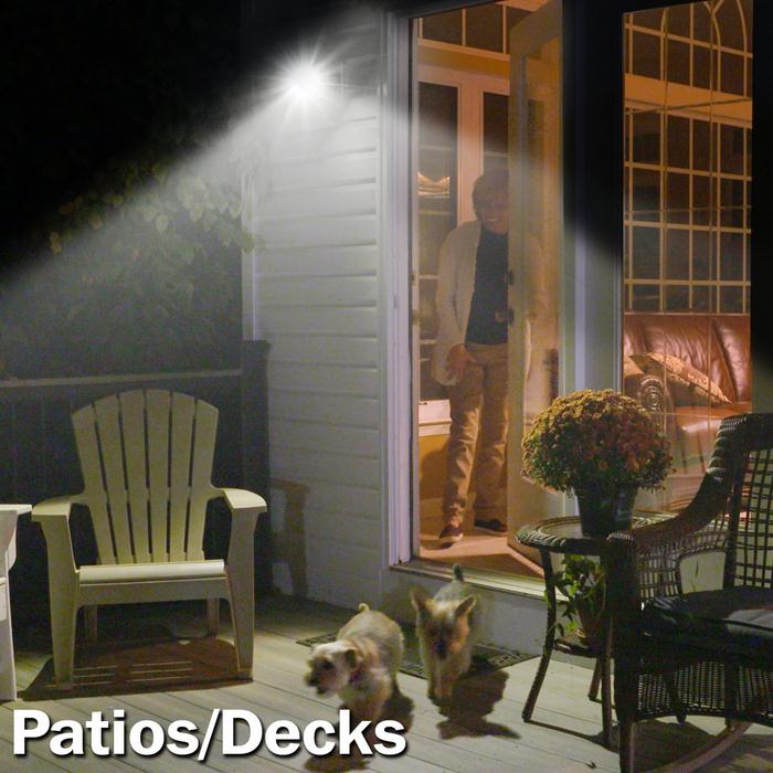 360 Degree Rotation Wireless Motion Activated Outdoor Garden Led Spotlight