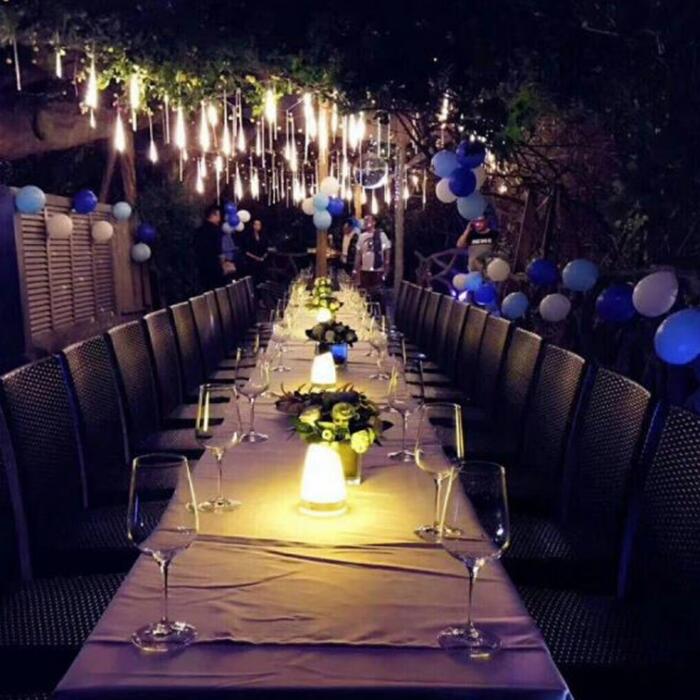 Christmas Holiday Lighting 30cm 50cm 80cm Waterproof Falling Raindrop Led Meteor Shower Rain Tube Lights