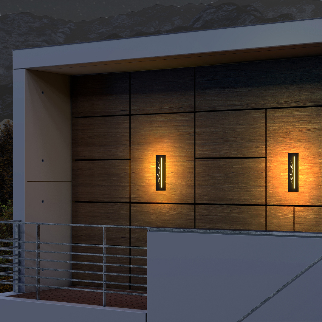 Modern Outdoor LED Bathroom Wall Sco<i></i>nce 100 cm Black IP 65 Waterproof Aluminum with Classic 90 Polycarbo<i></i>nate Diffuser
