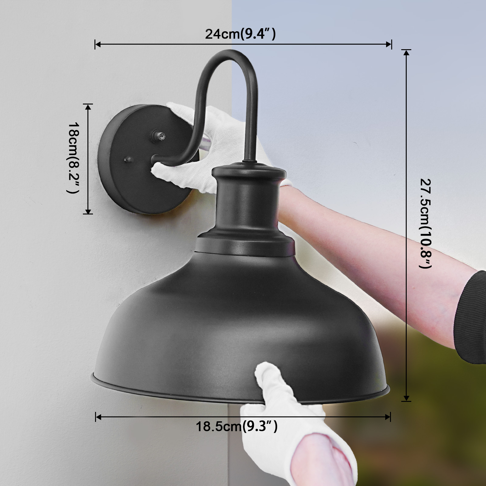 Outdoor Waterproof Retro Industrial LED Wall Light WL1550picture6