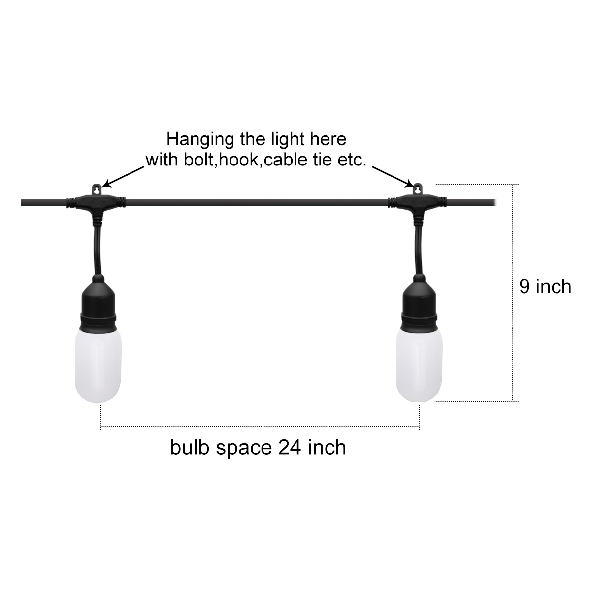 IP65 Waterproof Outdoor Patio String Christmas Light XMS1800picture3