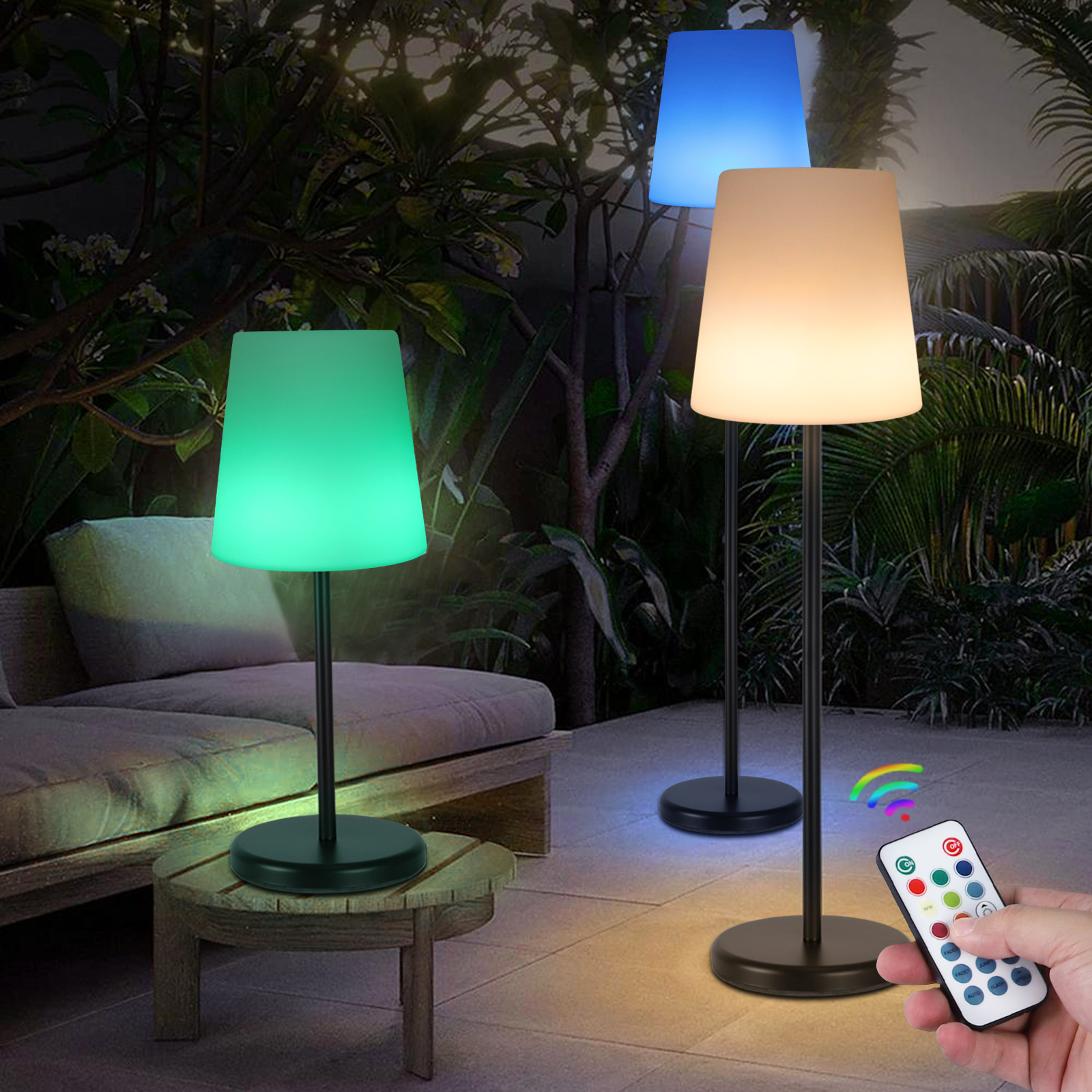 1.54m 220V Plastic Dimmable RGB Colorful LED Floor Light FRL570picture3