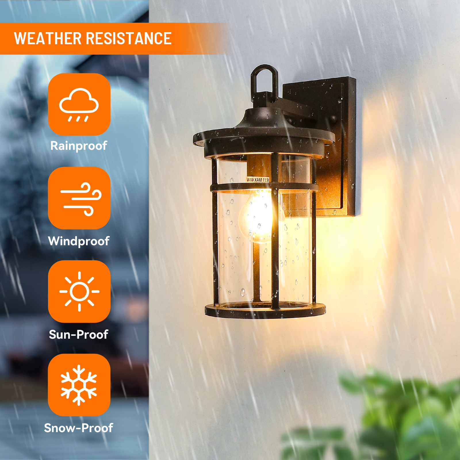Aluminum Rust-Proof Garden Wall Light WL1610picture6