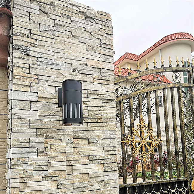 Modern Aluminum Black Outdoor Wall Mounted Cylinder Lamp WL1690picture3
