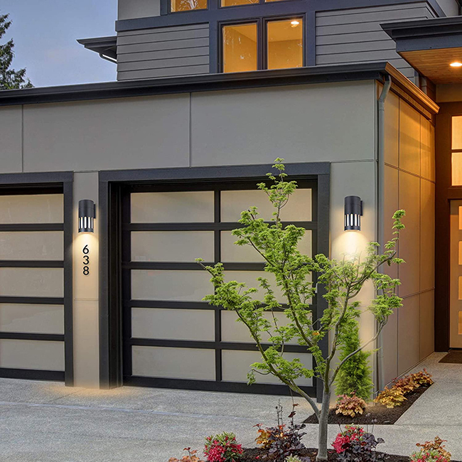 Modern Aluminum Black Outdoor Wall Mounted Cylinder Lamp WL1690picture5