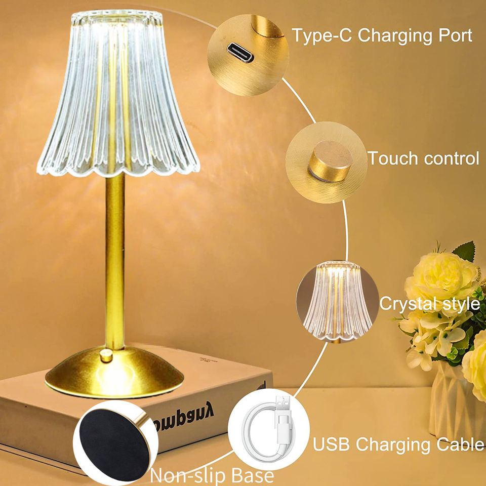 Portable Touch Rechargeable Wireless Desk Table Lamp DTL2100picture4