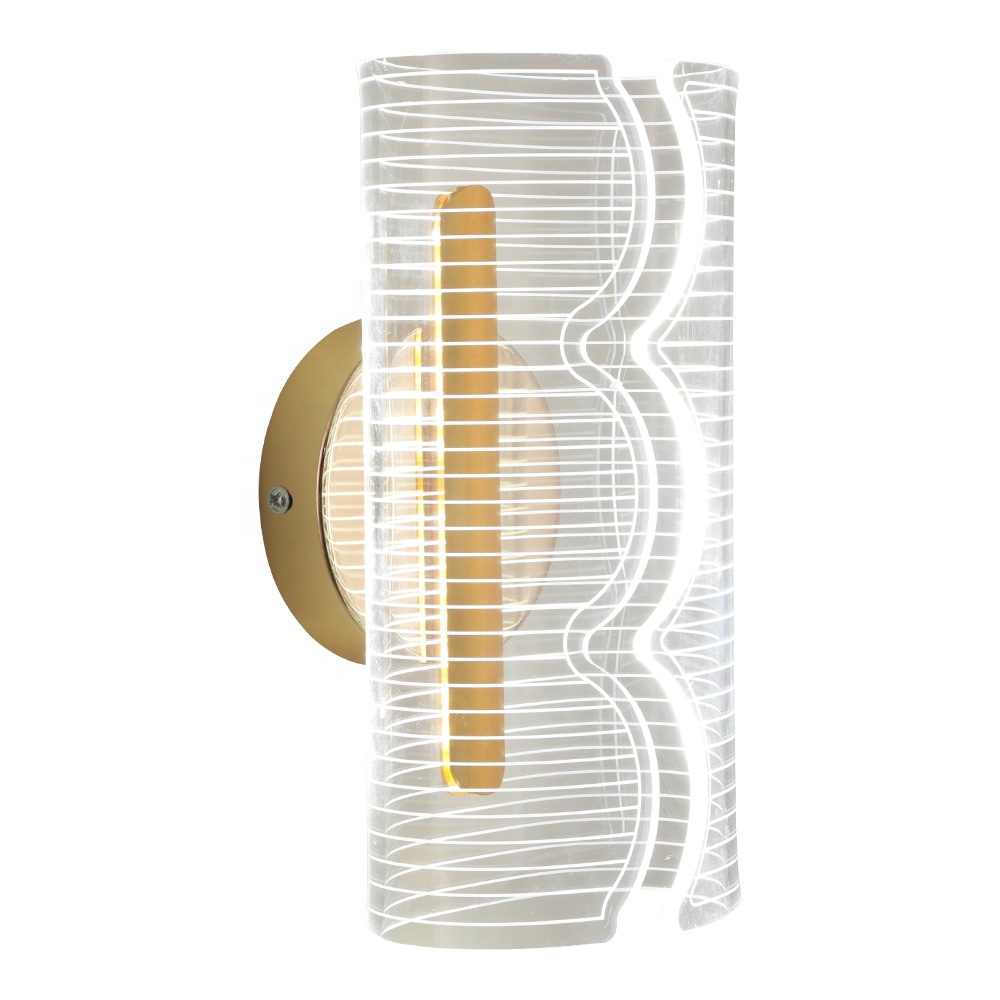 Modern Iron Cylindrical Acrylic 7W Wall Lamps WL1830