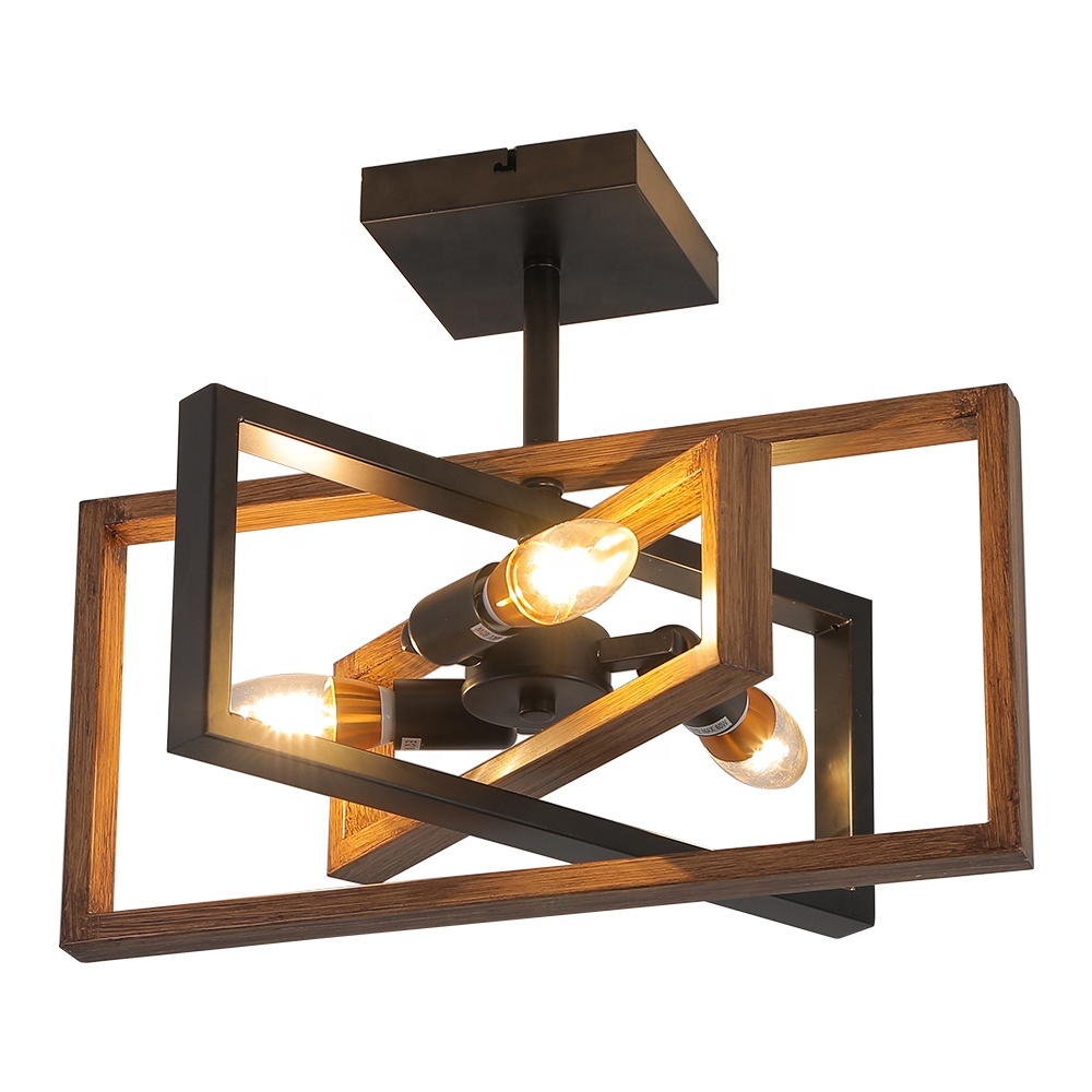Corridor Bedroom Corridor Balcony Entrance Geometric Iron Ceiling Pendant Lamp PEN660