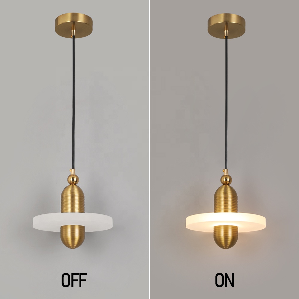 Modern Single Layer Latest Golden Ceiling Crystal Pendant Light PEN680picture3