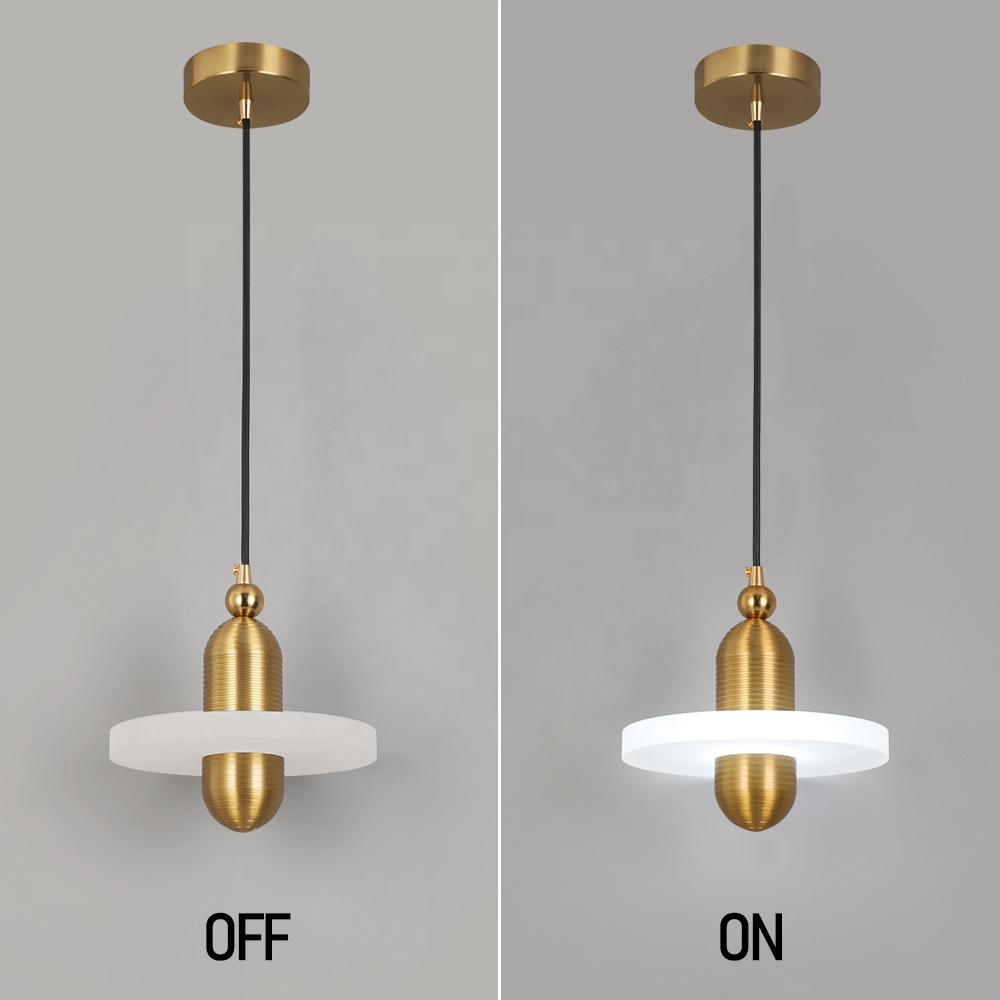 Modern Single Layer Latest Golden Ceiling Crystal Pendant Light PEN680picture4