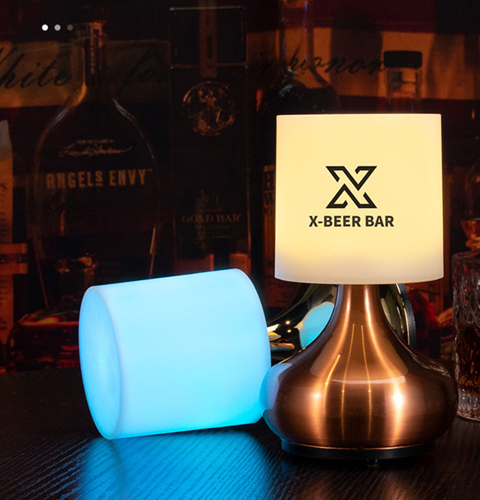 Nordic Cordless Hotel Bar Metal Rechargeable LED Saloon Table Lamp DTL2010picture4