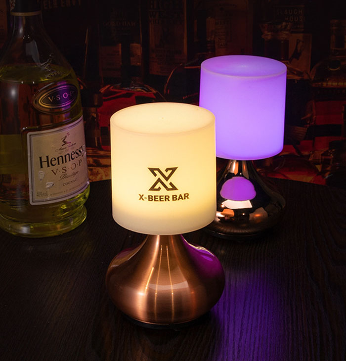 Nordic Cordless Hotel Bar Metal Rechargeable LED Saloon Table Lamp DTL2010picture5
