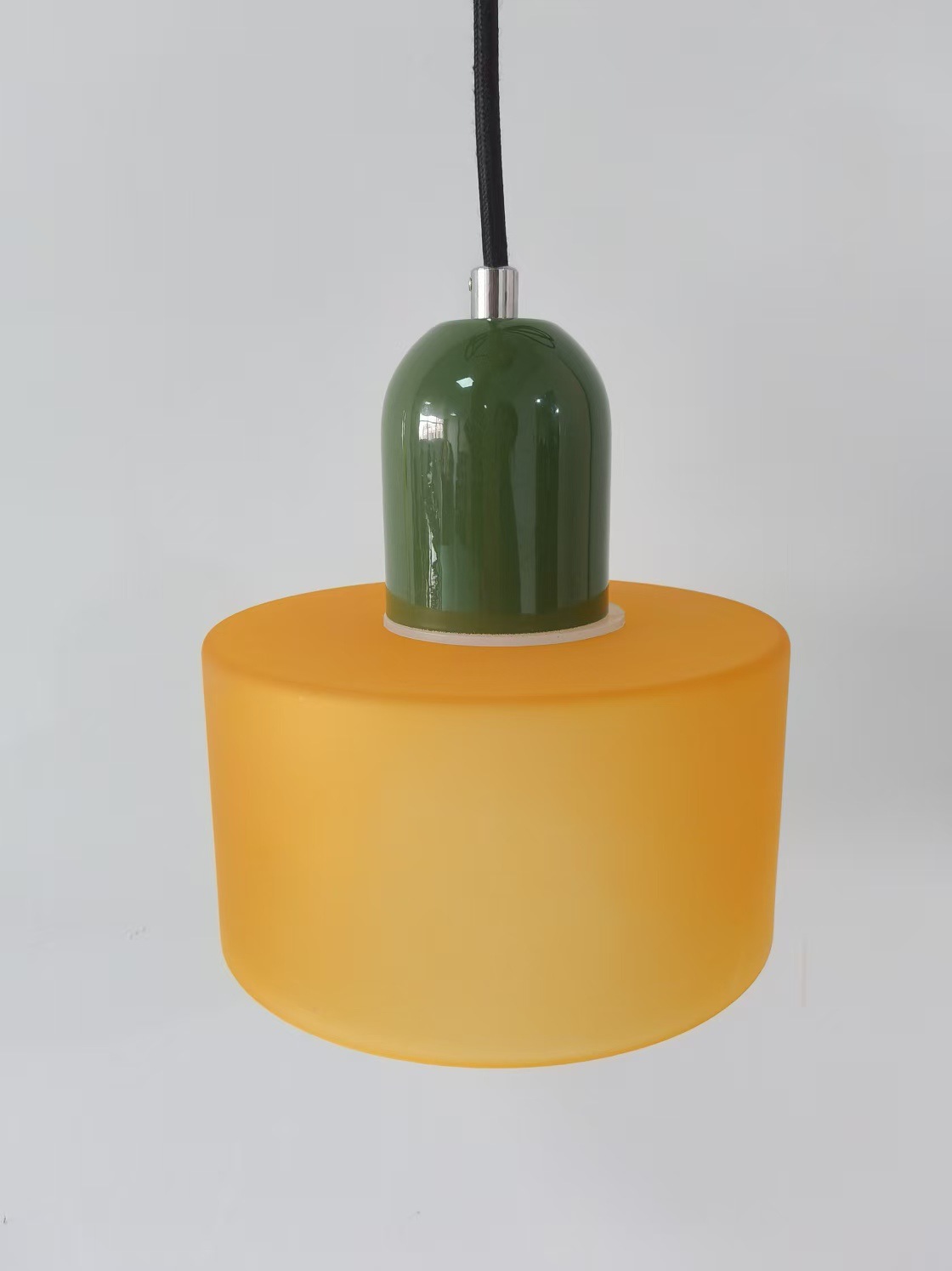 Vintage Designer Cream Style Small Pendant Lamp Balcony Aisle Bedside Hanging Glass Lamp Cozy Simple Creative for Perfect Middle