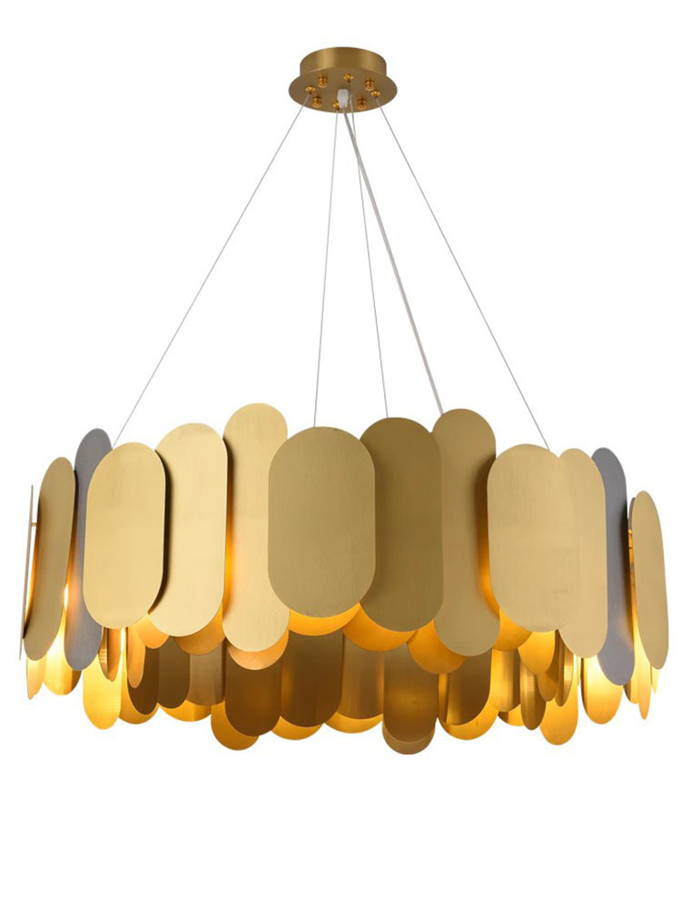 Italian Designer Postmodern Stainless Steel Sheet Chandelier CHA330picture6