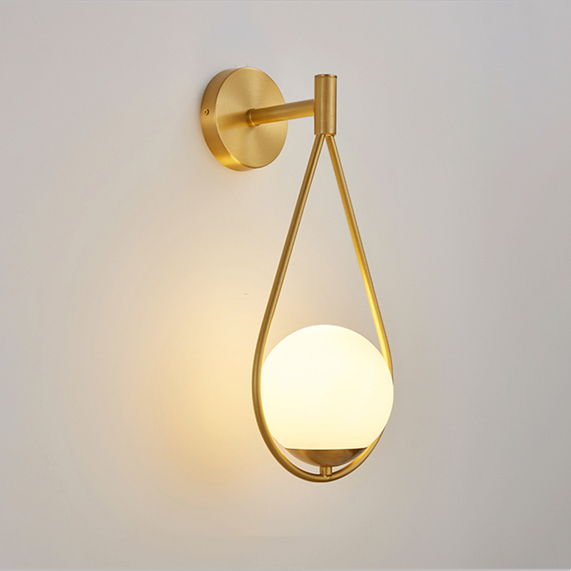 Nordic Indoor LED Glass Ball Wall Light WL1950picture2