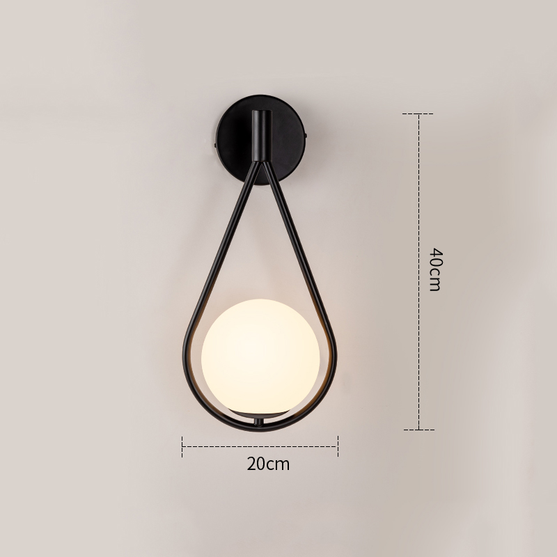 Nordic Indoor LED Glass Ball Wall Light WL1950picture4