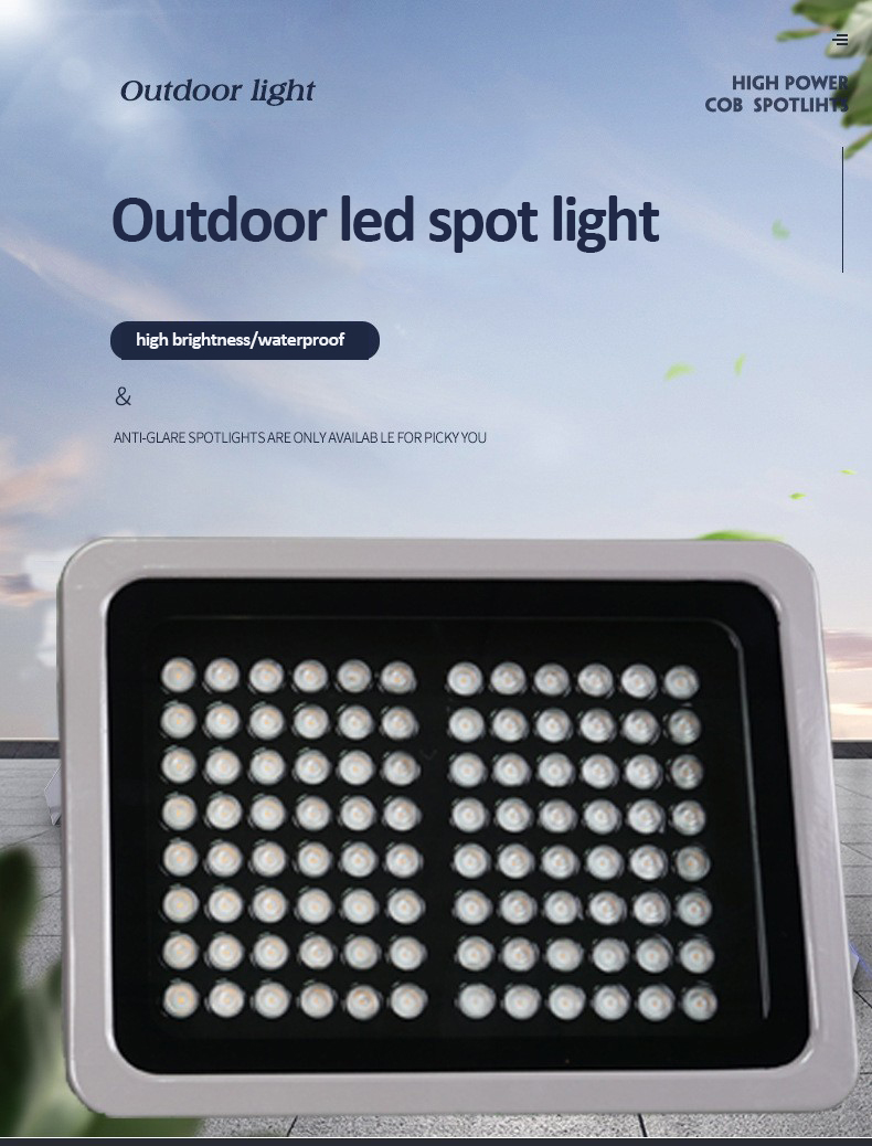 MNWS Modern Waterproof Outdoor Led IP65 Spot Lamp for  Garden  Solar Flood Lighting