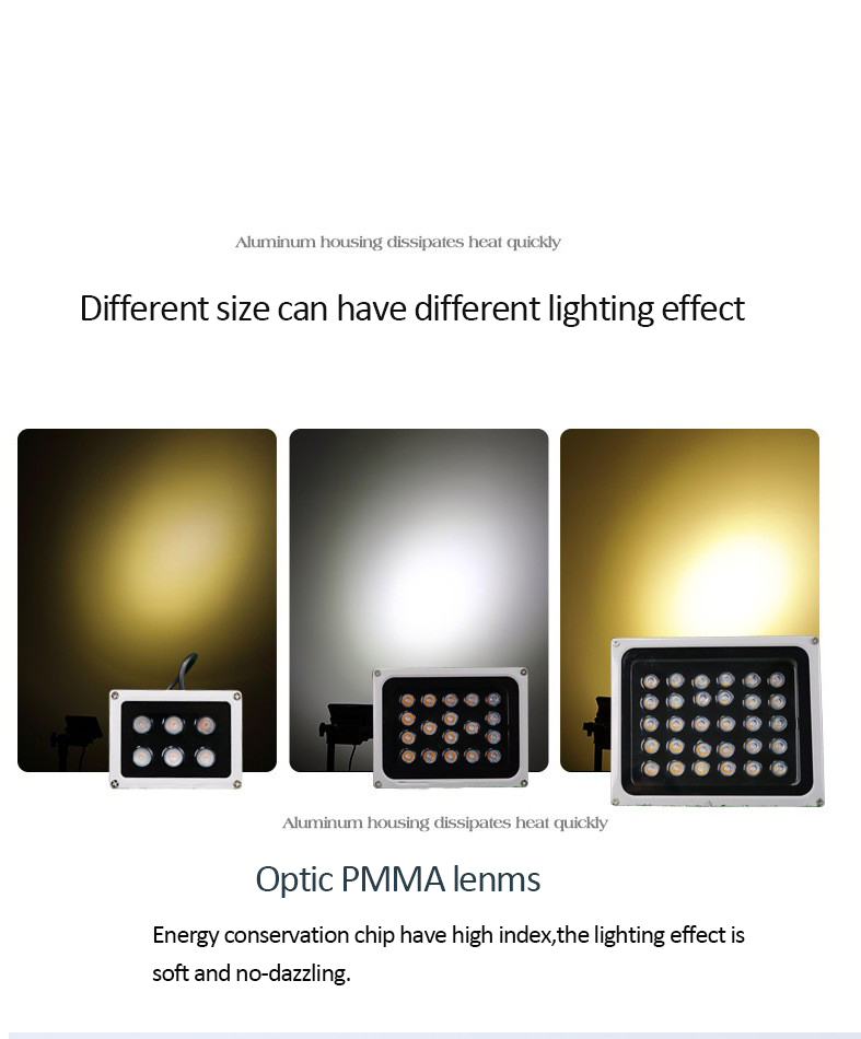 MNWS Modern Waterproof Outdoor Led IP65 Spot Lamp for  Garden  Solar Flood Lighting