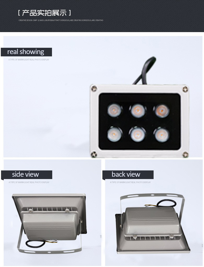 MNWS Modern Waterproof Outdoor Led IP65 Spot Lamp for  Garden  Solar Flood Lighting