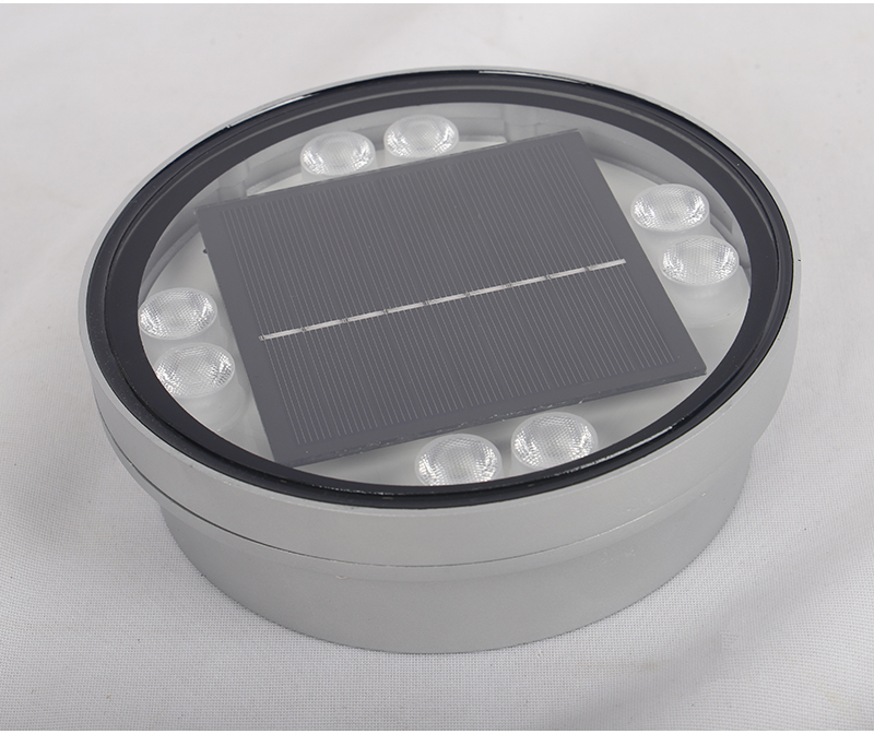 IP68 Outdoor Waterproof Solar Powered LED Buried Inground Recessed Light for Square Park Garden Patio Yard Pathway Driveway