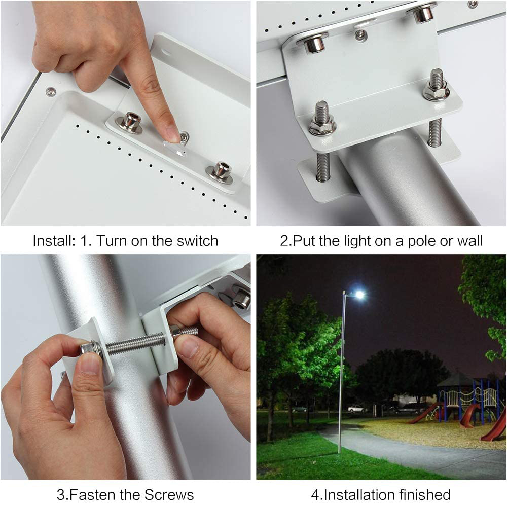 Best Quality Outdoor Waterproof Smart Motion Sensor 10w All in One Solar Led Street Light Price