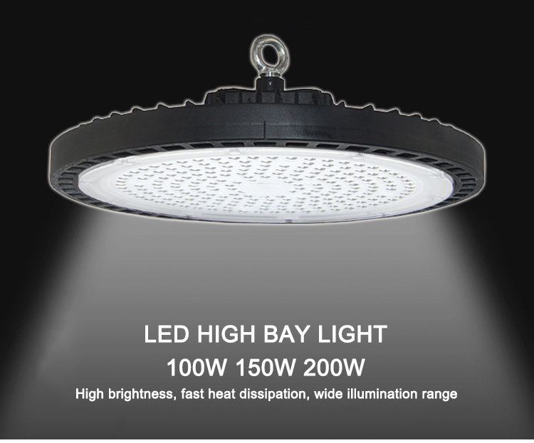 High Quality High Output ufo Led High Bay Shop Light 100w