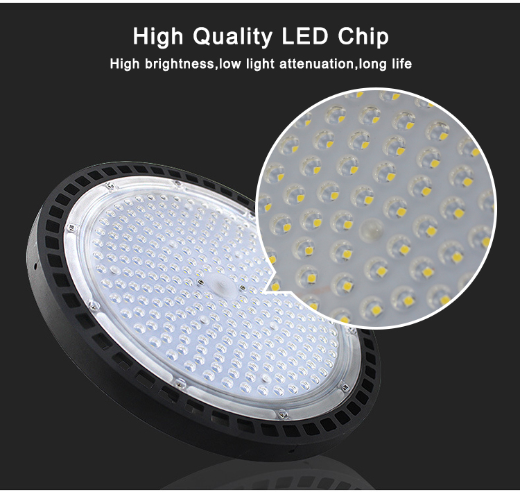High Quality High Output ufo Led High Bay Shop Light 100w