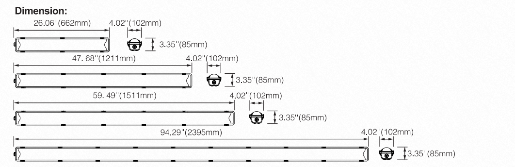 50000hrs Luminaire PC 2 4 5 8ft IP66 LED Tri-Proof Light T8 LED Tube vapor Tight Proof Led Triproof WATERPROOF Light