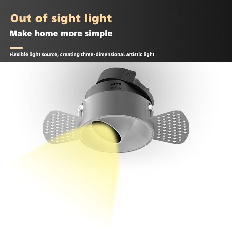 75Mm Perforated Fixed Ceiling Spotlight Recessed Led Downlight Ceiling Spotlights