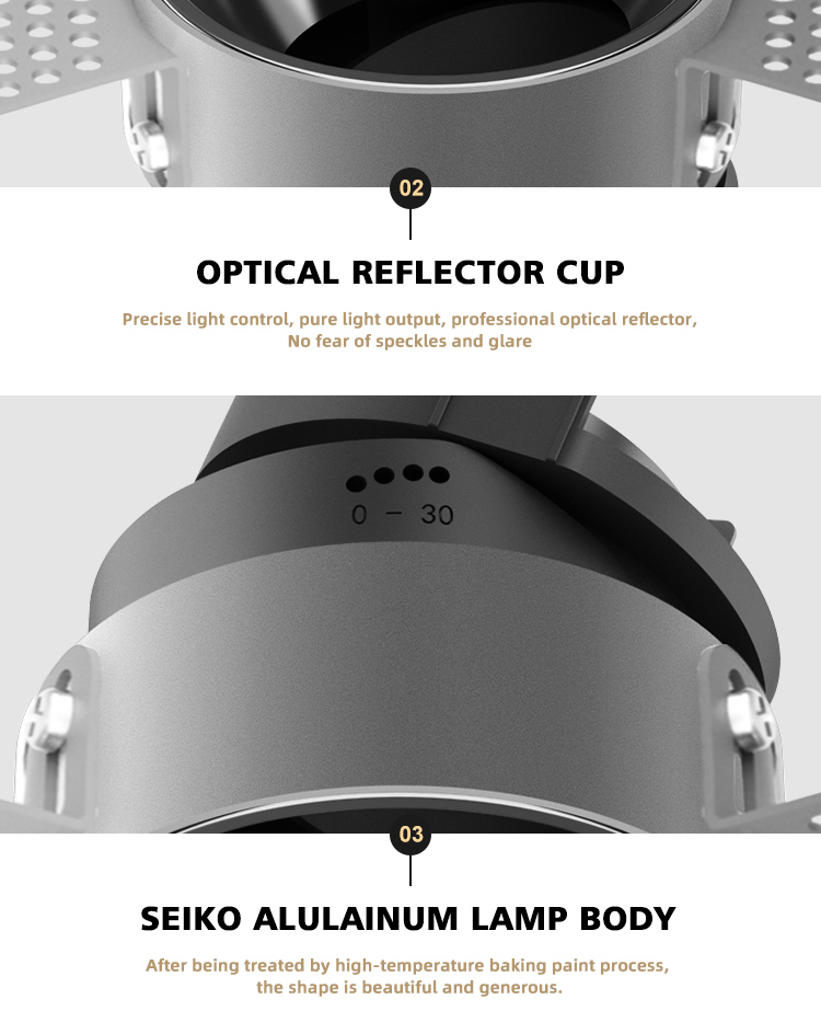 75Mm Perforated Fixed Ceiling Spotlight Recessed Led Downlight Ceiling Spotlights