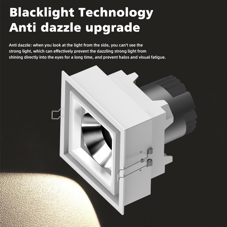 Modern Embedded Design Adjustable Spotlight Downlight 6W12W20W Ceiling Glare Spot Light Led Recessed Downlight Spotlight