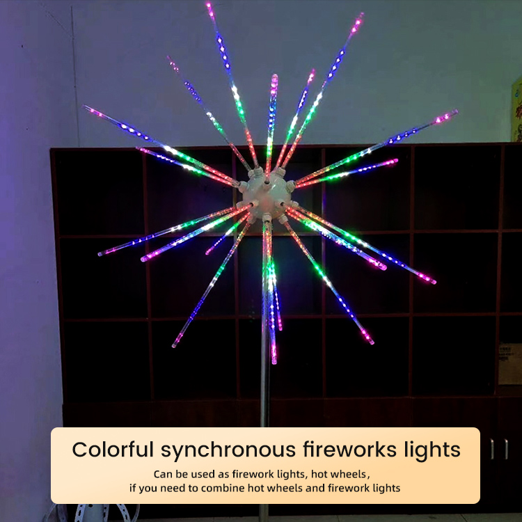 Christmas Decoration Colorful Synchro<i></i>nous Change Led Fireworks Meteor Lights