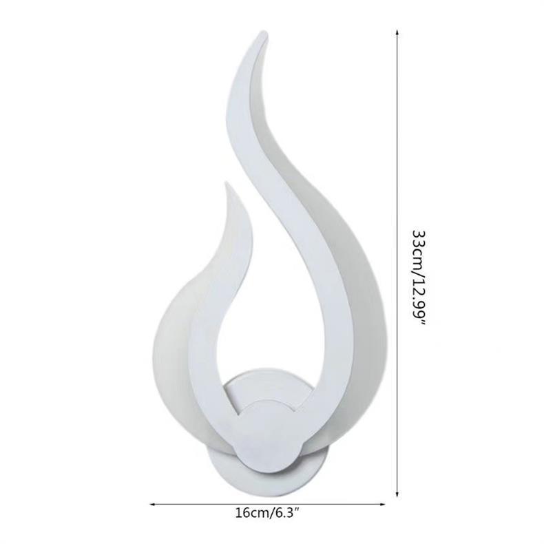 Modern Simple Acrylic Wall Lamp for Bedroom Study Aisle Corridor Hotel Guest Room Bedside Wall Lamp with LED Light Source