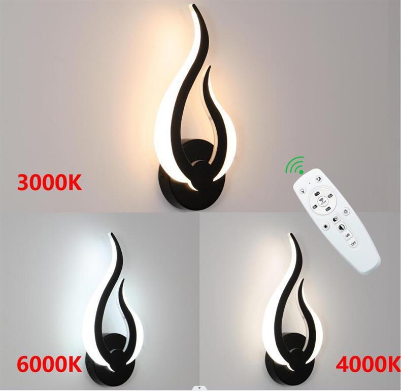 Modern Simple Acrylic Wall Lamp for Bedroom Study Aisle Corridor Hotel Guest Room Bedside Wall Lamp with LED Light Source