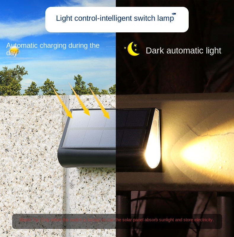 Solar Outdoor Lights Garden Lights Garden Wall Railing Decoration Home Waterproof Stair Step Lights