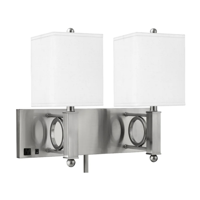 Reading Outlet Switch USB Port Hotel Bed Wall Lamp WL2150