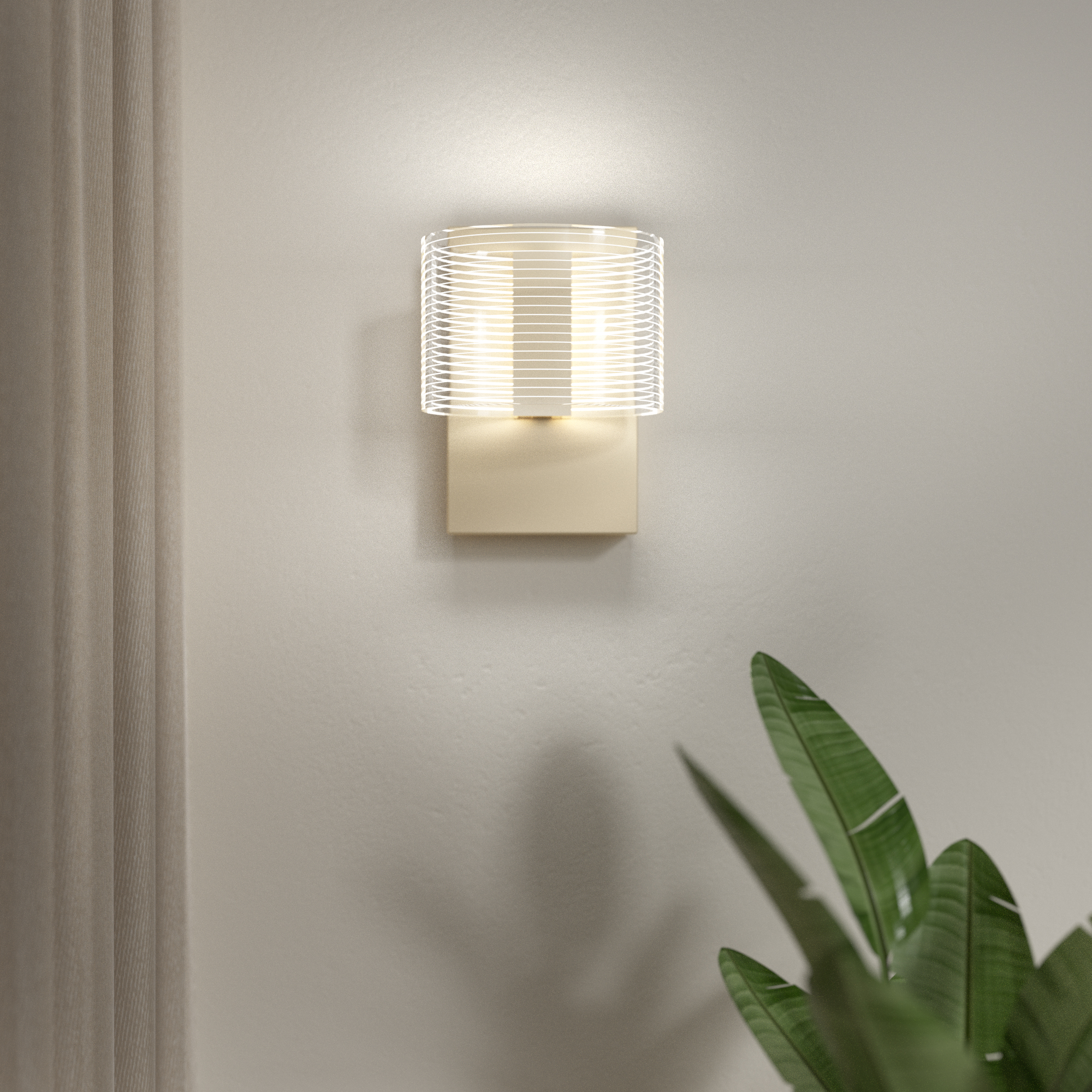 USB Charging Port Hotel Bedroom Glod 8W LED Wall Lamp WL2240picture2