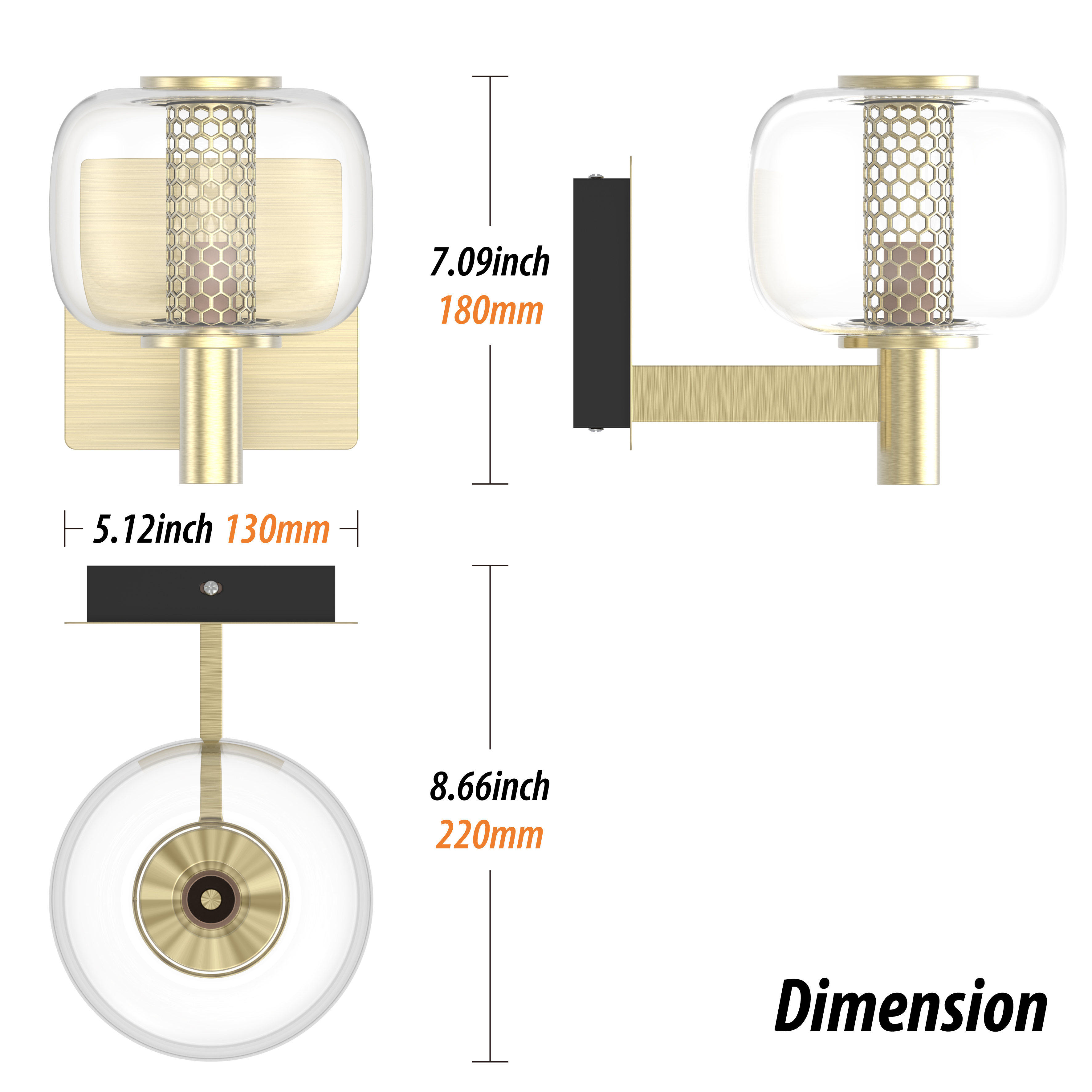 Hotel Bedroom Mirror G9 Light Bulb 40W LED Wall Lamp WL2250picture6