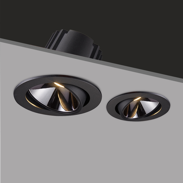 Indoor Commercial Black 7W 15W Aluminum LED Downlight DL1370picture2