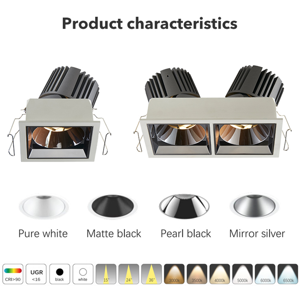 Indoor Home 7W Aluminum Ceiling LED Downlight DL1400picture4